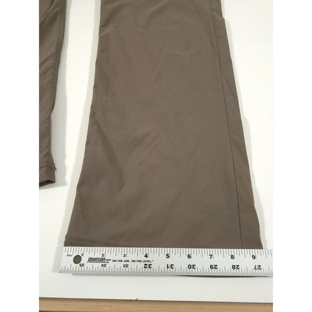 PrAna Brion Pants Mens 38x30 Beige Slim Fit Stretch Nylon 5 Pocket Outdoor